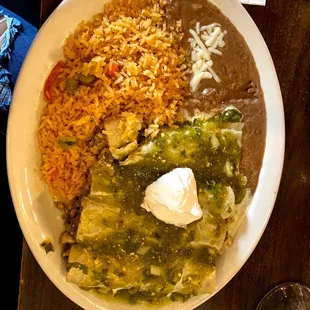 Enchiladas Verde