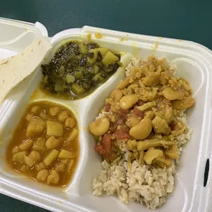 Back for more of the vegan lunch option. So much food and such a great price point