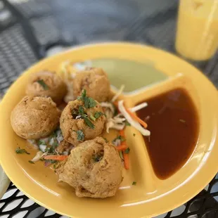 Aloo Bonda, our new favorite.