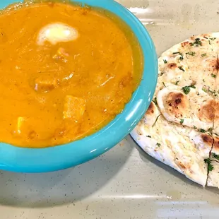 Paneer Tikka &amp; Garlic Naan