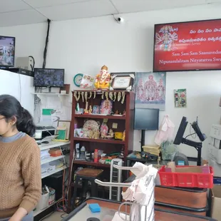 a woman in a store