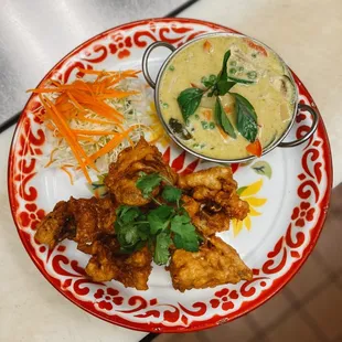 Soft Shell Crab with Green Curry