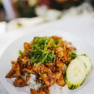 Garlic Pepper over Rice