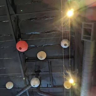 I really liked the lighting and ceiling decorations!