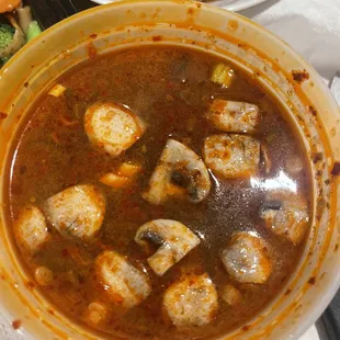 21. Cup of Tom-Yum Soup