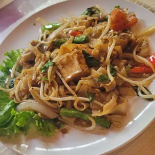 Pad Kee Mao with Tofu
