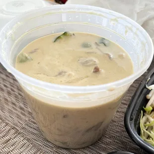 Green Curry - creamy and mildly spicy