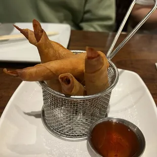 Fried shrimp egg roll