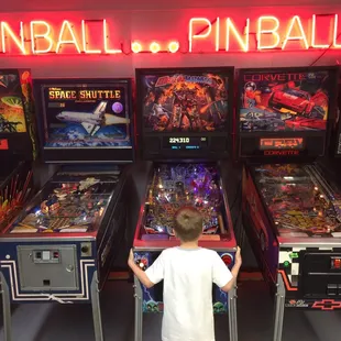 It's called S.S. Billiards, but to me and my son, it's all about the PINBALL.