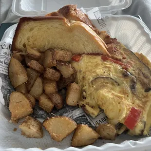 Veggie omelet