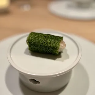 Grilled mackerel and salted octopus