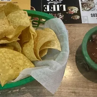Chip's and salsa- yummy