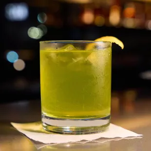 Green tea cocktail