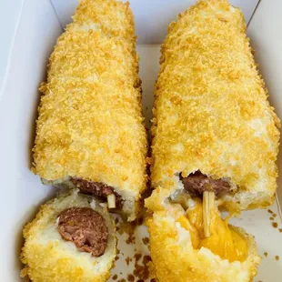 6. Cheddar Sausage Hotdog 8. Spicy Sausage Hotdog