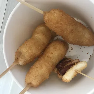 16. Rice Cake Sausage Skewer