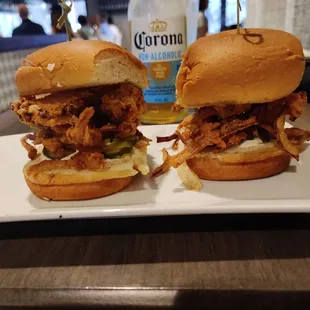 Fried Chicken Sliders