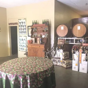 Tasting area