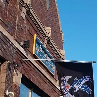 the front of the pub