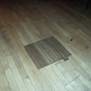 Lazy stain job