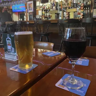 View of the bar