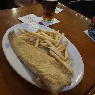 One piece fish and chips