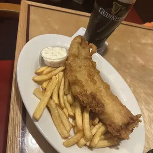 single fish fry and guinness