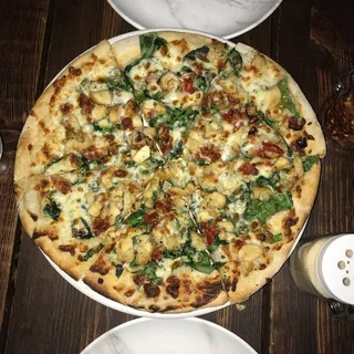 Chicken Alfredo Pizza