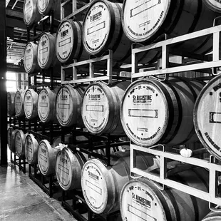 Bourbon Barrels.