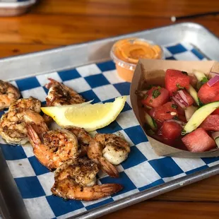 Grilled shrimp