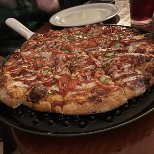 Bbq pizza 4.98989 stars