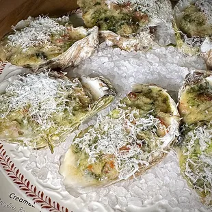 Oysters Rockefeller