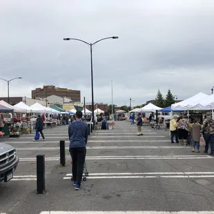 a man walking down the street