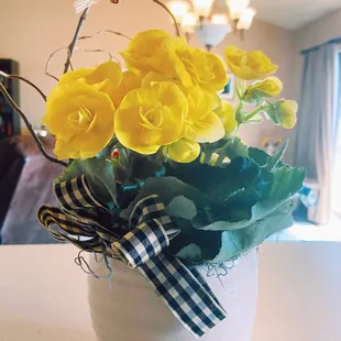 Begonias sent to my friend.