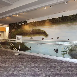 Mural on second floor