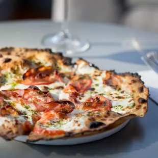 Wood-fired pizzas are available Fridays from 5-9 p.m. and Saturdays from 2 - 9 p.m. Fine chocolates and wine/beer always available.