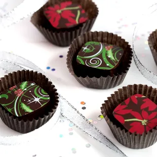 Delicious holiday chocolates from St. Croix Chocolate Company.