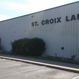 the side of the building