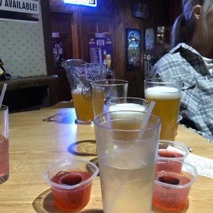a woman sitting at a bar