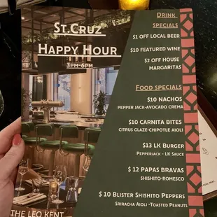 Happy Hour Menu