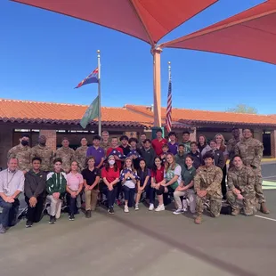 St. Cyril Honor Guard Students and Davis Monthan Military