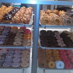 Buttermilk, cakes sprinkles, and old fashion donuts