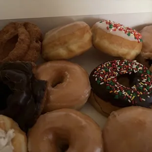 Yummy donuts, look at that height