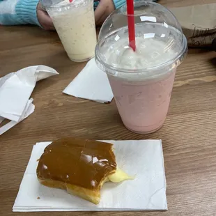 Delicious donuts for a good price. Yummy smoothies.