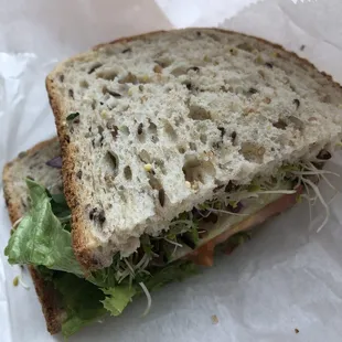 Fresh Veggie sandwich on multi-grain