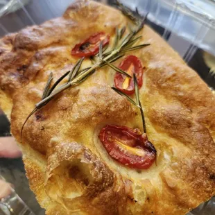 Beautiful tasty foccacio