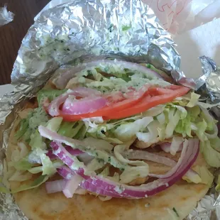 Chicken gyro