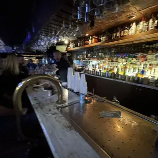 people sitting at the bar