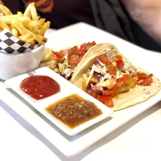 Two Salmon Tacos