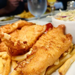 Prosecco Battered fish n Chips