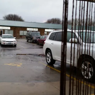 cars parked in a parking lot
